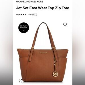 Jet Set East West Top Zip Tote